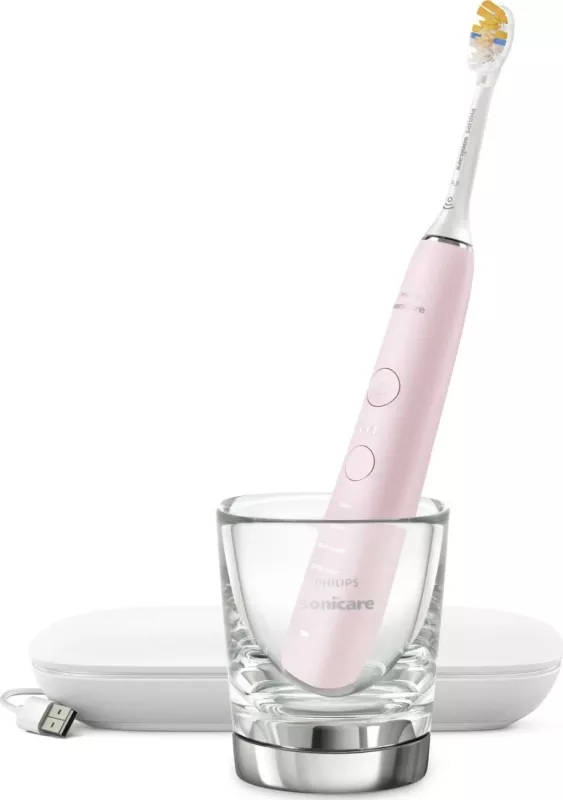 Furçë dhëmbësh sonike Philips Sonicare DiamondClean 9000 HX9911/21, rozë