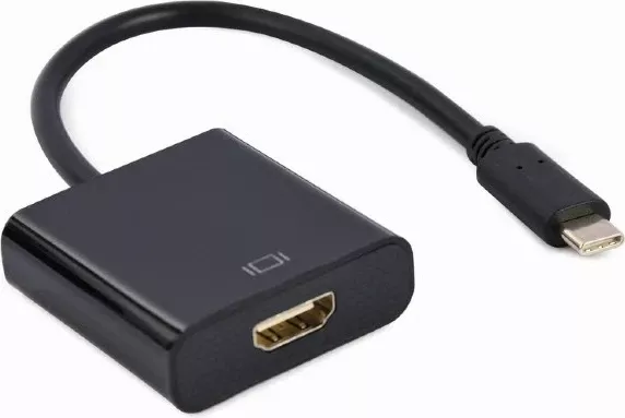 Përshtatës Gembird USB-C në HDMI, 4K, i zi