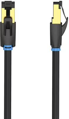 Kabllo rrjeti Vention IKABK CAT8, 8m, 40Gbps, e zezë