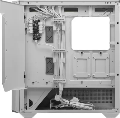 Kasë Cougar MX600 ARGB, midi tower, e bardhë