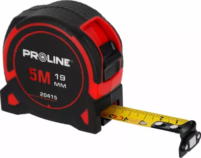 Metër rrotullues PROLINE 20418 8m/25mm me magnet, portokalli