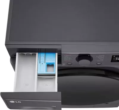 Lavatrice LG F4WR511S2M 11 kg 1400 rpm larje me avull klasa energjetike A e zezë