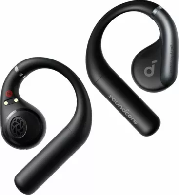 Kufje wireless Anker Soundcore AeroFit A3872G11, Bluetooth 5.3, IPX7, 11+42 orë, të zeza, set me kuti karikimi