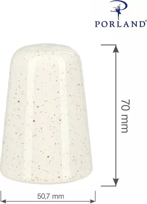 Kripore Porland Seasons Sand, porcelan, rezistente 180°C, krem, set 6 copë