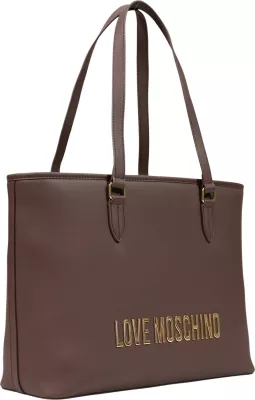 Çantë shopper për femra Love Moschino JC4190PP, kafe