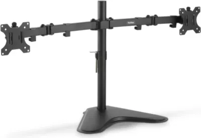 Mbajtëse tavoline për 2 monitorë VONHAUS 3005117 13-32\", VESA 75x75/100x100, e zezë