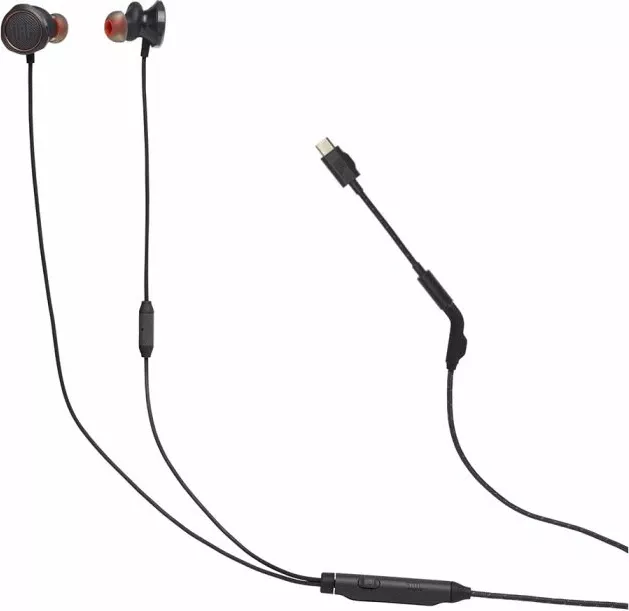 Kufje gaming in-ear me kabllo JBL Quantum 50C USB-C, me mikrofon, e zezë
