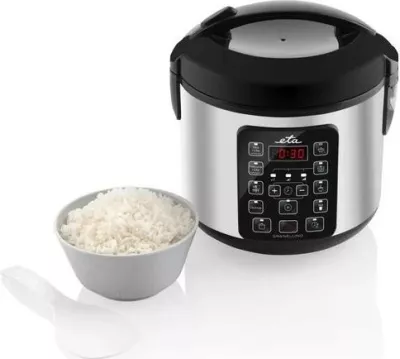Steamer dhe Cooker ETA Granellino 413190000, 1.5L, 500W, e zezë-argjendtë