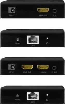 HDMI Extender/Splitter LogiLink set 1x2 porta, 70m, i zi