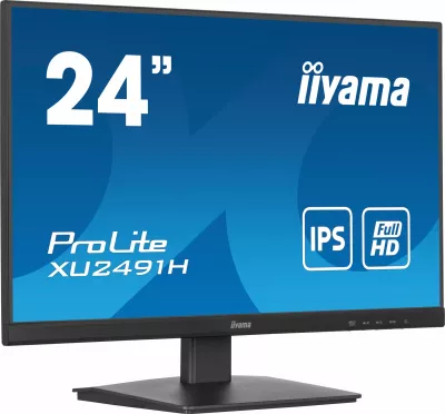 Monitor iiyama ProLite XU2491H-B1, 23.8", Full HD, LED, 100Hz, e zezë
