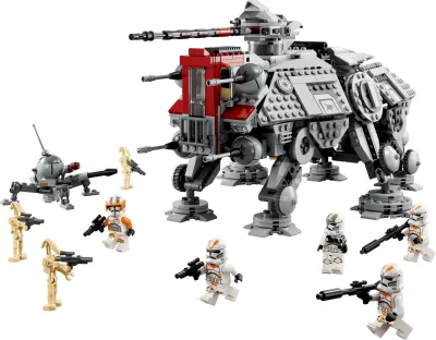 Set LEGO Star Wars AT-TE Walker 75337, 1082 copa, 9+