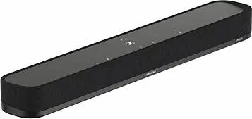 Soundbar Sennheiser AMBEO Mini 7.1.4, Dolby Atmos, Wi‑Fi/Bluetooth, HDMI ARC, Chromecast, me subwoofer wireless, e zezë