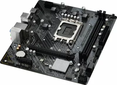 Pllakë amë ASRock H610M-H2/M.2 D5 Micro ATX, DDR5, M.2, Dual HDMI, Gigabit LAN, e zezë