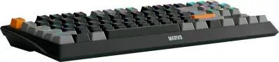 Tastierë mekanike Marvo KG980A EN-B, TKL 87 taste, Blue switch, RGB, me kabllo Type-C, e zezë