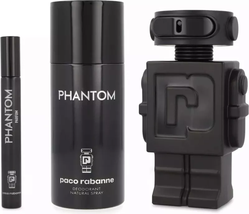 Set parfum 100 ml, deodorant 150 ml, travel sprej 10 ml Paco Rabanne Phantom