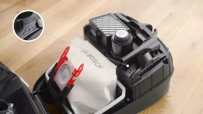 Fshesë me korent BOSCH Serie 4 BGB41POW1, 850 W, me qese, e zezë