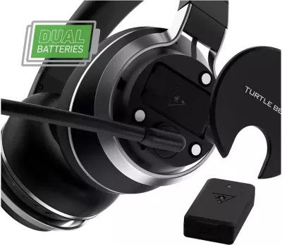 Kufje gaming Turtle Beach Stealth Pro për PS4/PS5, wireless Bluetooth/USB, surround sound, ANC, zi