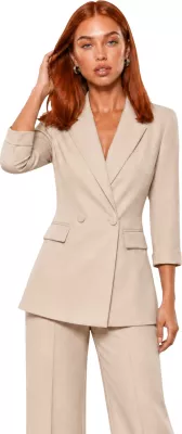 Blazer për femra I am PE26028, bezhë