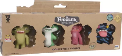 Set figurina koleksionuese Fuggler, P.M.I. Kids World, 4 copë, Limited Edition