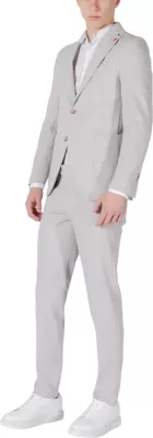 Kostum për meshkuj Mulish BAHAMAS ABS-802, gri e çelët [Madhësia: 3XL]
