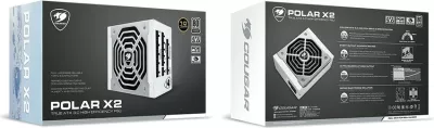 Furnizues energjie Cougar POLAR X2 1200W, ATX 3.1, modular, 80 Plus Platinum, bardhë