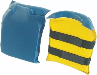 Mbrojtëse gjuri LAHTI PRO 52302, tip 2, fiksim i dyfishtë me Velcro, set 2 copë, blu/verdhe