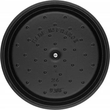 Tenxhere Staub La Cocotte 20cm, gize, e zezë