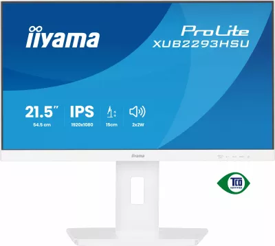 Monitor iiyama ProLite XUB2293HSU-W7 21.5 inç, IPS, Full HD, HDMI+DP+2xUSB, i bardhë