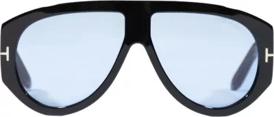 Syze dielli për meshkuj Tom Ford Bronson FT1044 01V, të zeza