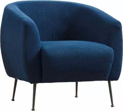 Karrige Wing Atelier del Sofa, ngjyrë e kaltër Eses
