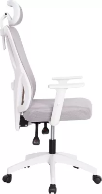 Karrige për zyre MEXER FH1195.02, hiri/e bardhë