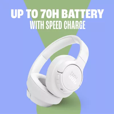 Kufje JBL Tune 770NC, Bluetooth 5.3, ANC, me kabllo, të palosshme, të zeza