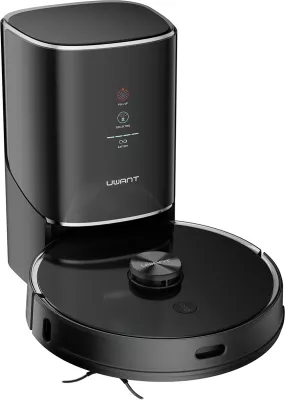 Robot pastrues UWANT U100 me mop, stacion mbushje/pastrimi, i zi