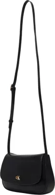 Çantë crossbody Calvin Klein CK Flap Camera LV04F3421G për femra, e zezë
