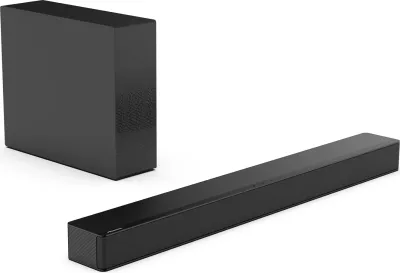 Soundbar HISENSE HS2100, 2.1 kanale, 240 W, E zezë