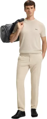 Pantallona për meshkuj Boss T_Commuter-Slim 10268853 01 50534303, bezhë e çelët [Madhësia: 46]