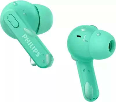 Kufje Philips TAT2206, me lidhje pa tela, ngjyrë jeshile
