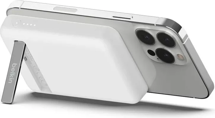 Power bank Belkin BoostCharge 5000 mAh, Wireless, Bardhë