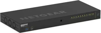 Switch NETGEAR M4250 12-P AV Line POE+, 10 porte Gigabit, rackmount, i zi