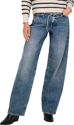 Xhinse për femra Only ONLGIANNA MW Straight DOT450, denim i çelët [Madhësia: W33 L32]