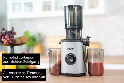 Slow juicer UNOLD 78275 Sam, 0.8L, 80 RPM, charcoal