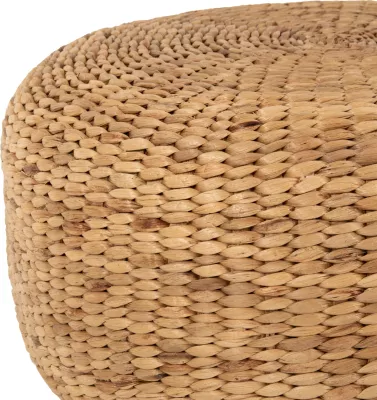 Puf-karrige ARONI, ngjyrë natyrale, FH7829, Φ62x32H cm
