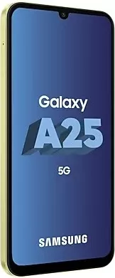 Celular Samsung Galaxy A25, 6.5", 8+256GB, 5G, i verdhë