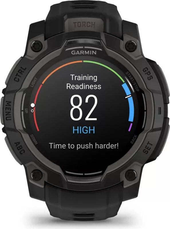 Smartwatch Garmin Instinct 3 AMOLED, 4 GB, GPS, e zezë