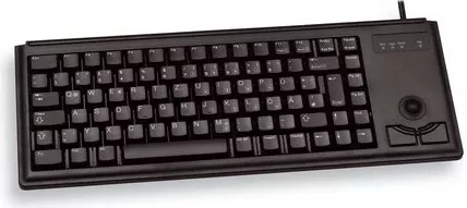 Tastierë Cherry G84-4400 me trackball, QWERTY, PS/2, e zezë