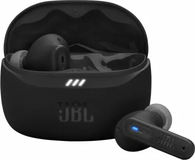 Kufje True Wireless JBL Tune Beam 2, ANC e rregullueshme, Bluetooth 5.3, 48 orë bateri, IP54, me mikrofon, të zeza