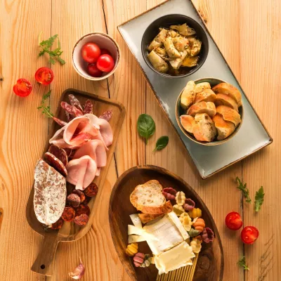 Pjatë pasta Porland Seasons Ashen Ø260 mm porcelan, e hirtë, set 6 copë