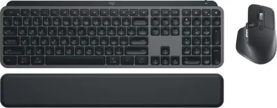 Tastierë dhe Maus wireless Logitech MX Keys S Bluetooth Combo, me palm rest, Graphite