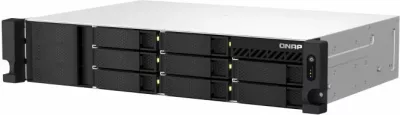 NAS server QNAP TS-873AeU-4G, 8-bay, 4GB RAM, 2x2.5GbE, 2U rack short-depth, i zi