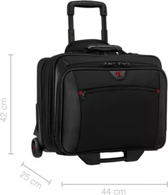 Çantë laptopi Wenger Potomac 17 inç me trolley, e zezë